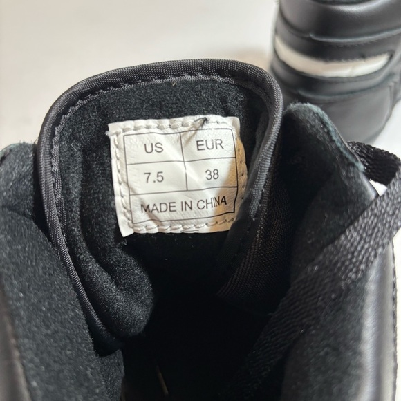 Select women’s black boxing wrestling boots shoes in size 7.5 - Picture 8 of 15